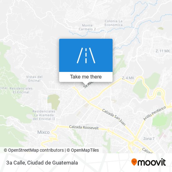 3a Calle map