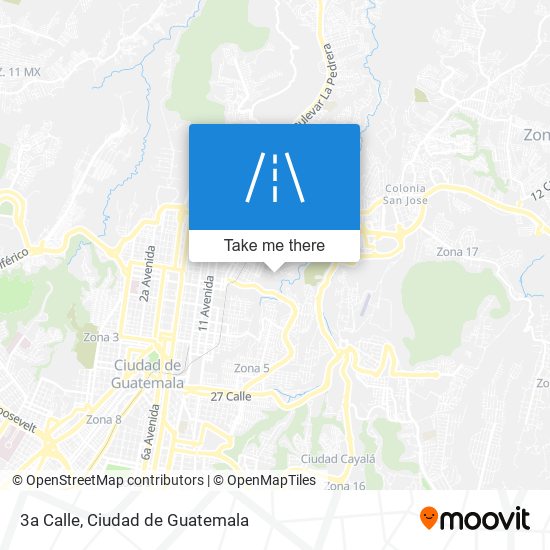 3a Calle map