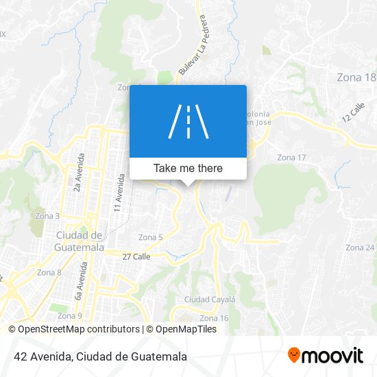 42 Avenida map