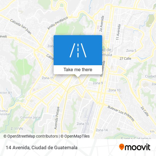 14 Avenida map