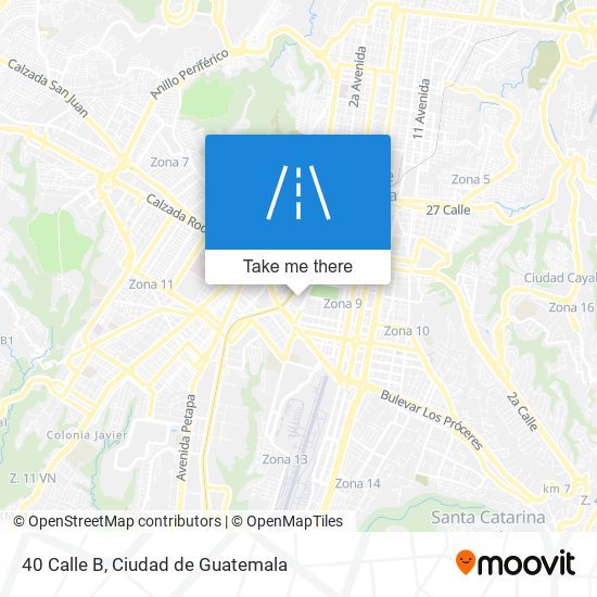 40 Calle B map