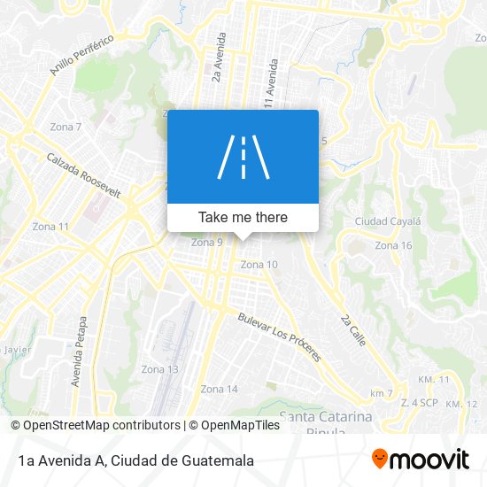 1a Avenida A map