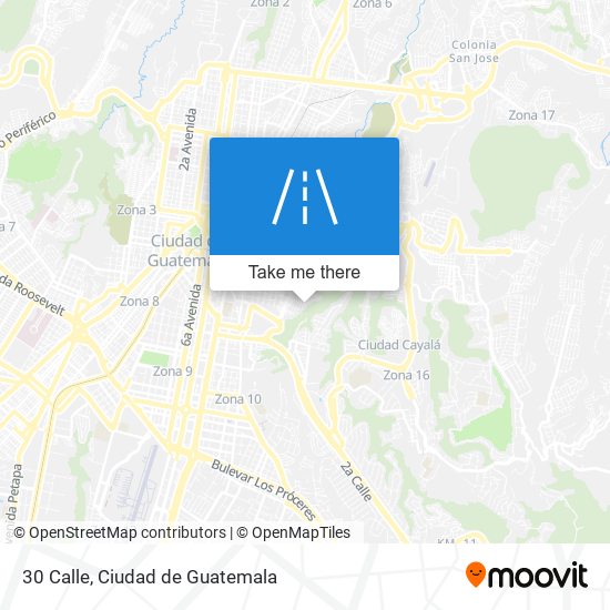 30 Calle map