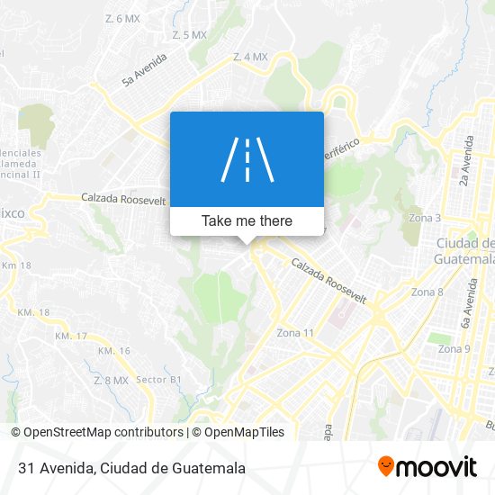 31 Avenida map