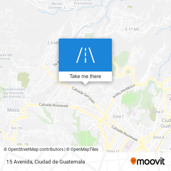 15 Avenida map