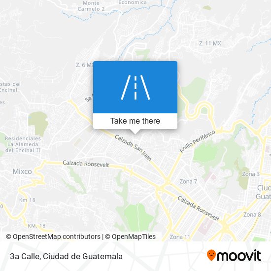 3a Calle map