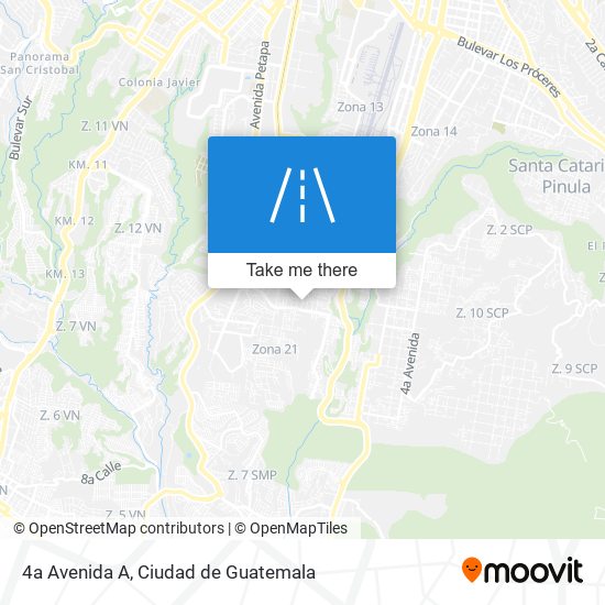 4a Avenida A map