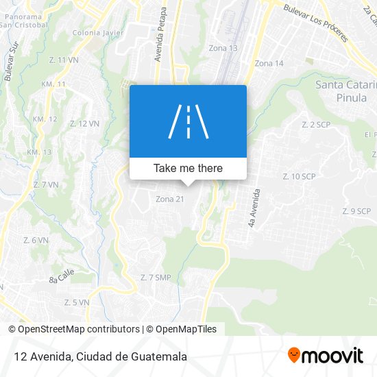 12 Avenida map