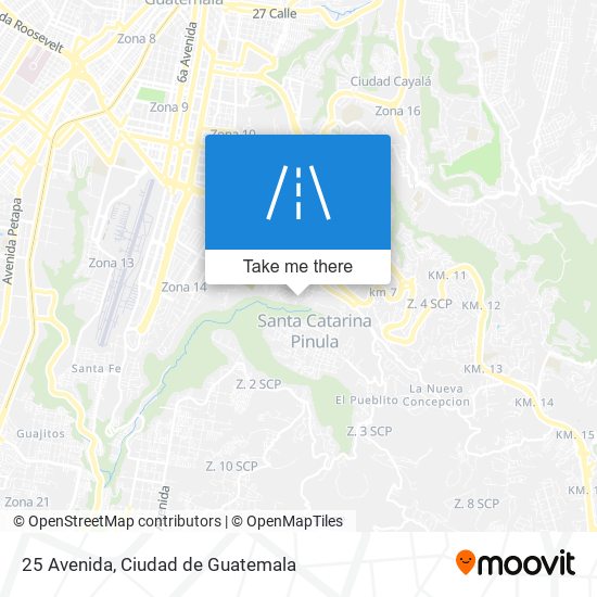 25 Avenida map