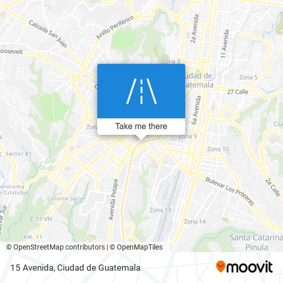 15 Avenida map