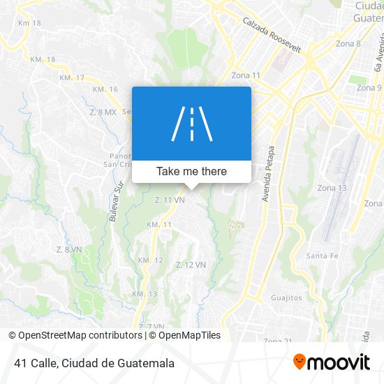 41 Calle map