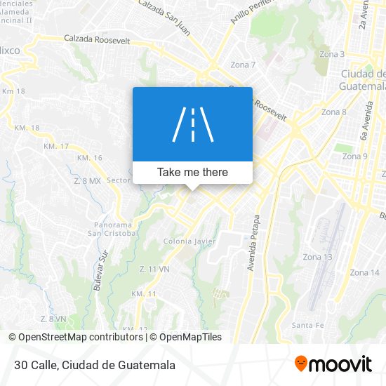 30 Calle map