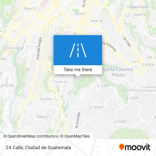 24 Calle map