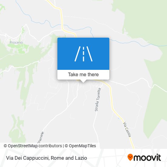Via Dei Cappuccini map