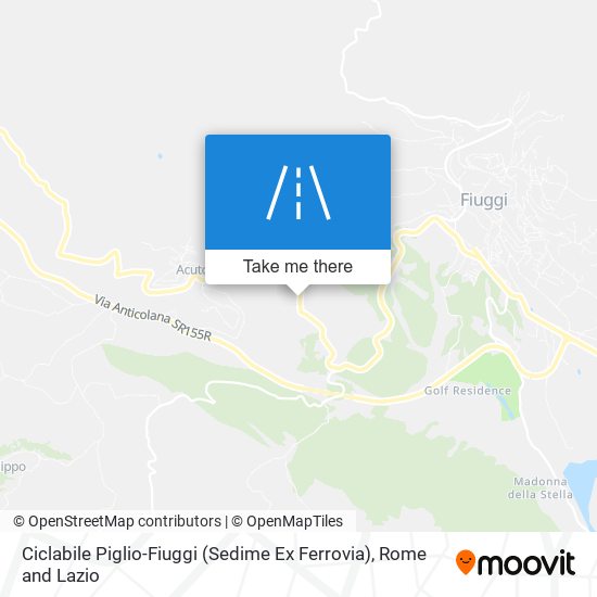 Ciclabile Piglio-Fiuggi (Sedime Ex Ferrovia) map