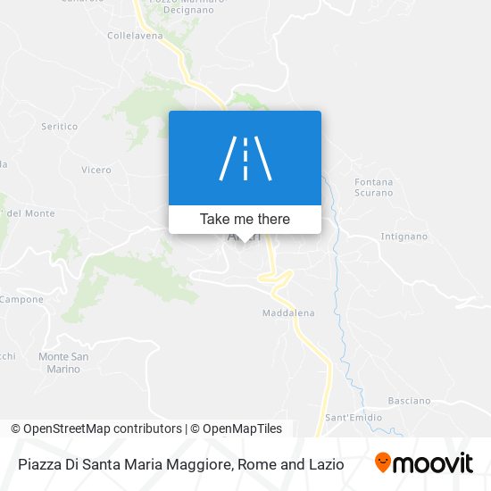 Piazza Di Santa Maria Maggiore map