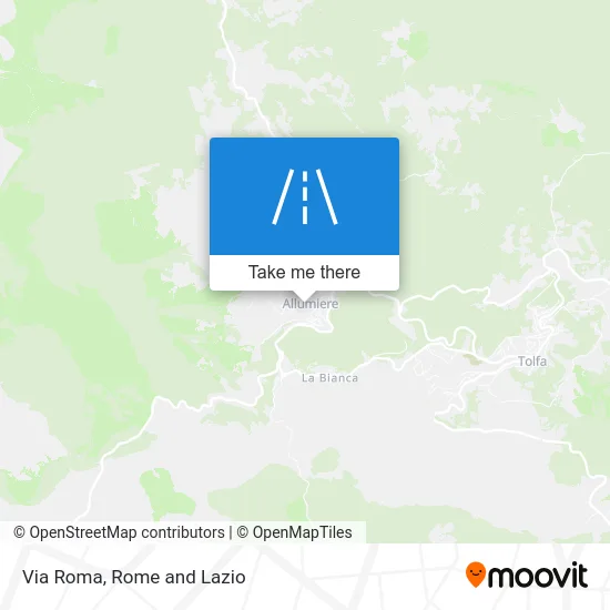 Via Roma map