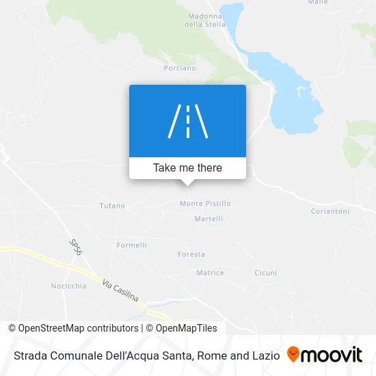 Acqua Santa Communal Road map