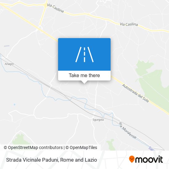 Strada Vicinale Paduni map