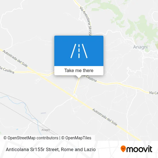 Anticolana Sr155r Street map