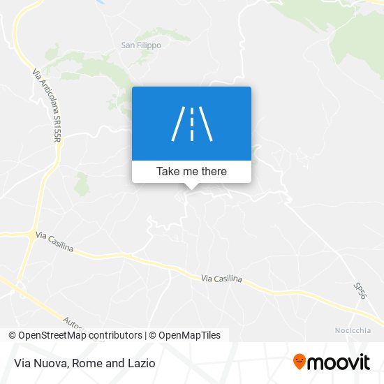 Via Nuova map