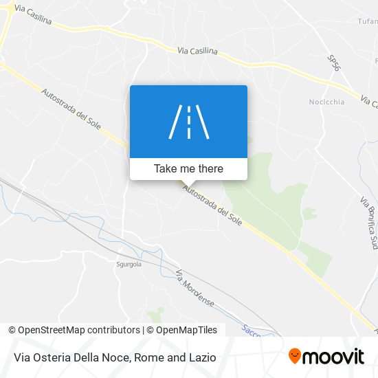 Via Osteria Della Noce map