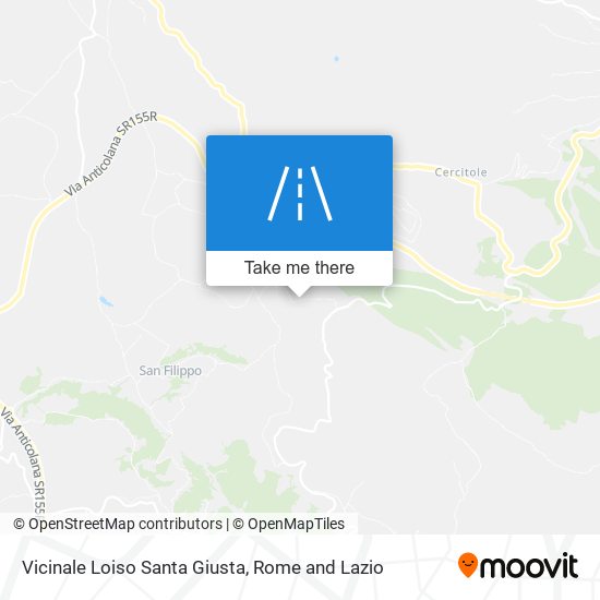 Vicinale Loiso Santa Giusta map