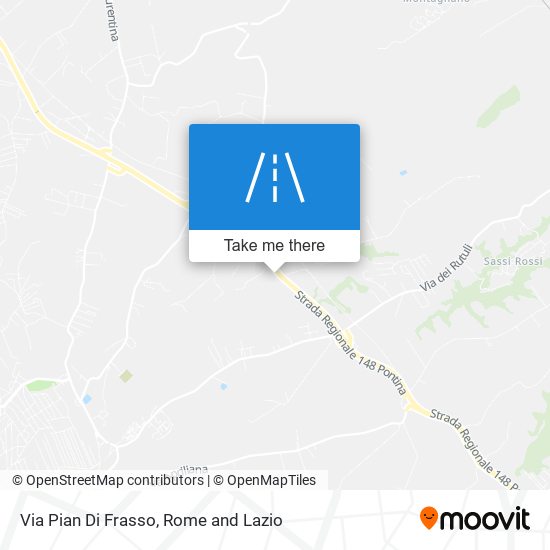 Via Pian Di Frasso map