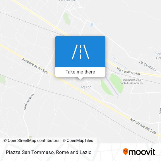 Piazza San Tommaso map