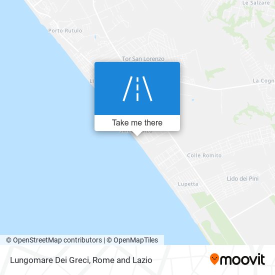 Lungomare Dei Greci map