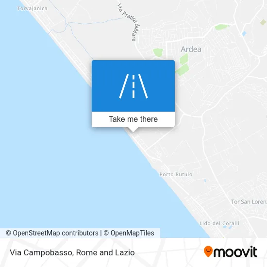 Campobasso Road map