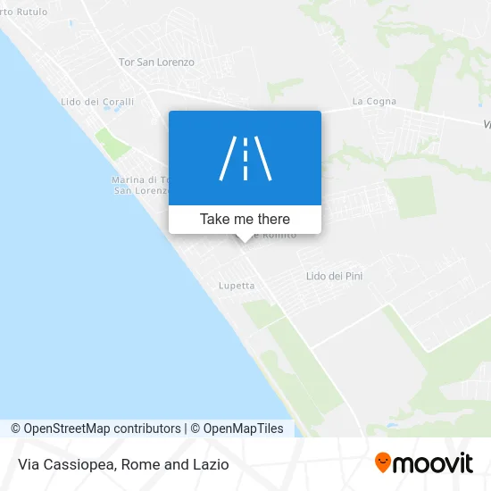 Cassiopeia Street map