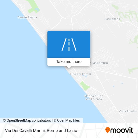 Via Dei Cavalli Marini map