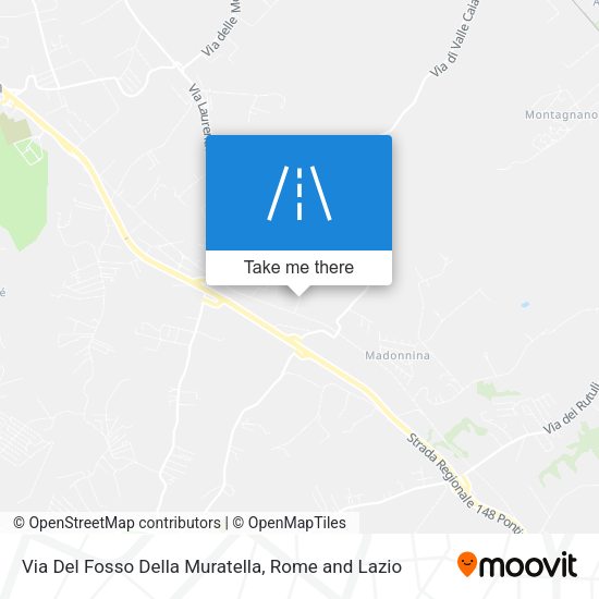 Via Del Fosso Della Muratella map