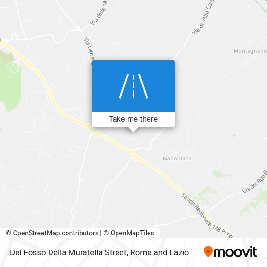 Del Fosso Della Muratella Street map