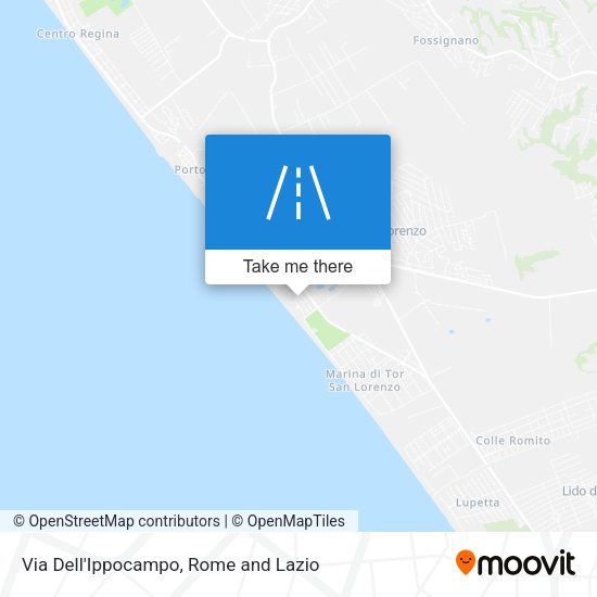 Via Dell'Ippocampo map