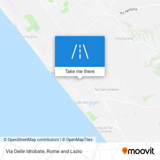 Via Delle Idrobate map