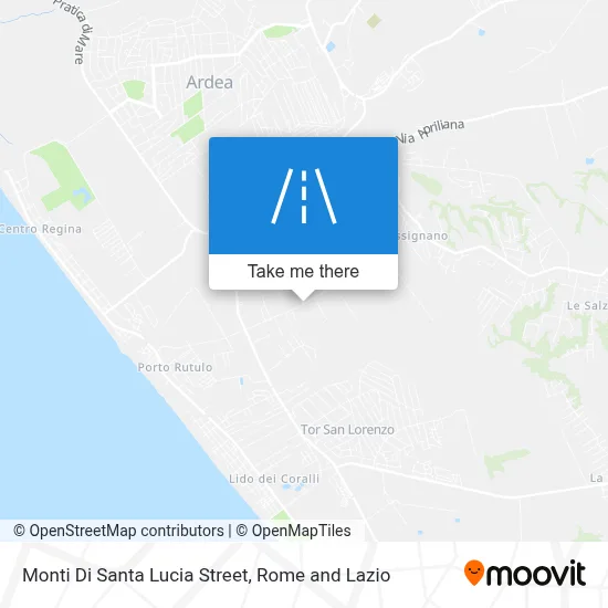 Monti Di Santa Lucia Street map