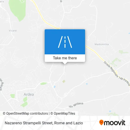 Nazareno Strampelli Street map