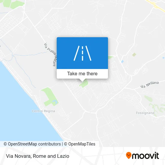 Novara Street map