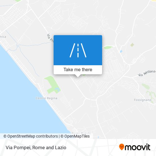 Via Pompei map