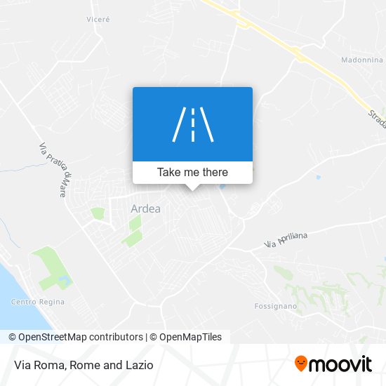 Via Roma map