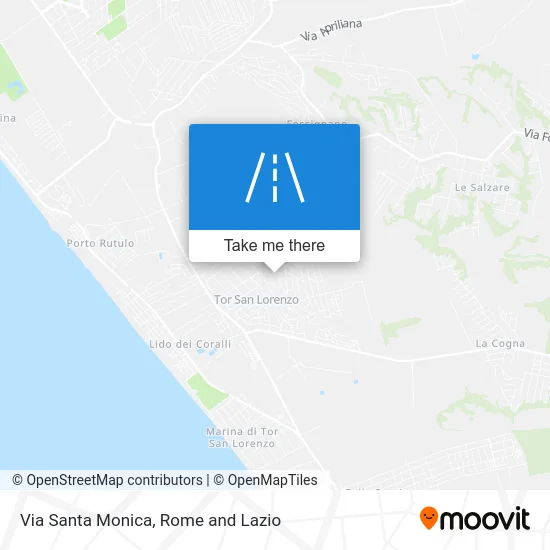Via Santa Monica map