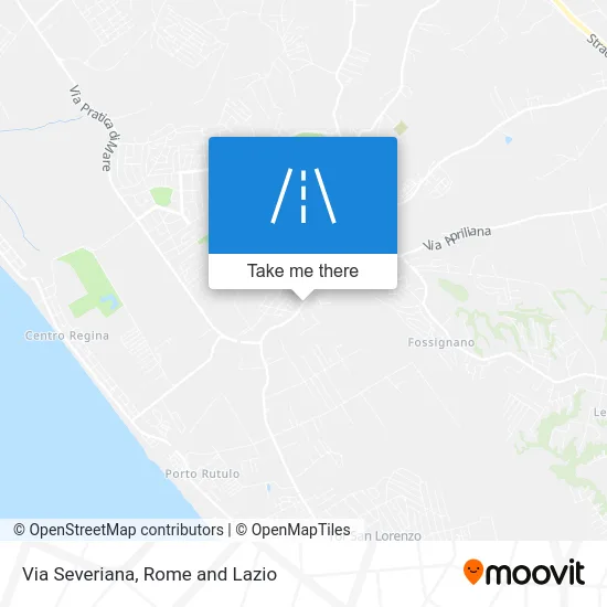 Severiana Street map