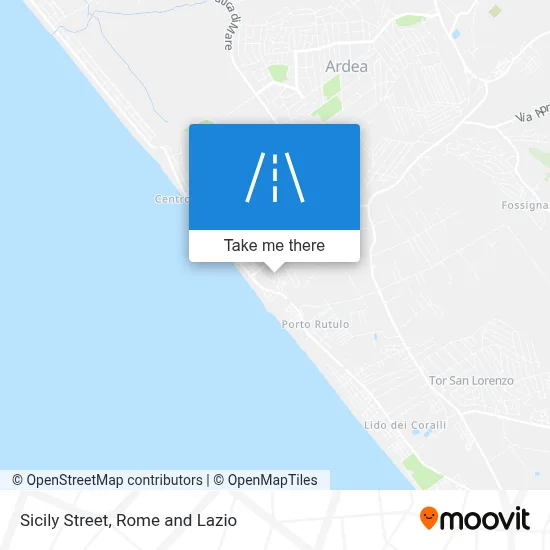 Sicily Street map