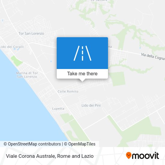 Viale Corona Australe map