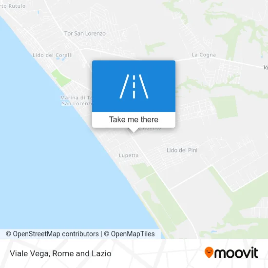 Vega Avenue map