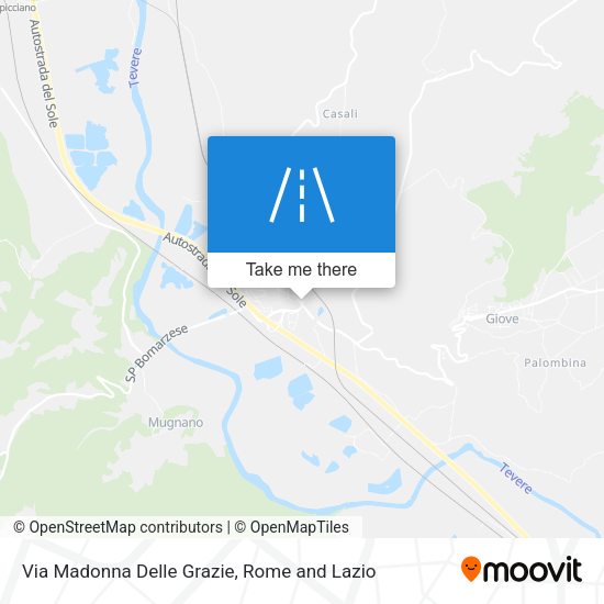 Via Madonna Delle Grazie map