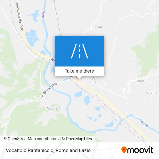 Vocabolo Pantaniccio map