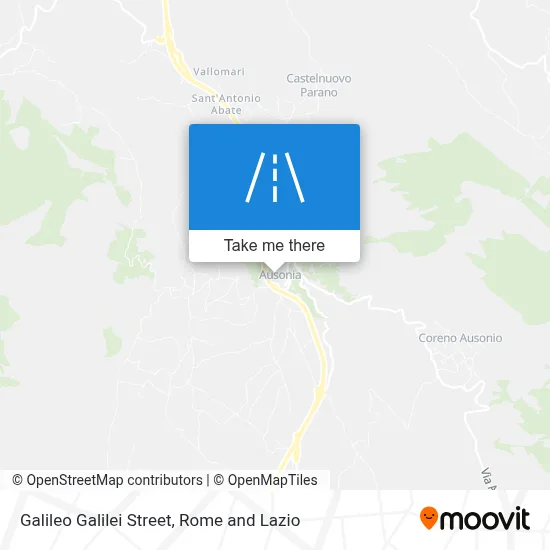 Galileo Galilei Street map